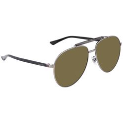 Kính Mát Gucci Green Aviator Men's Sunglasses GG0014S 003 60